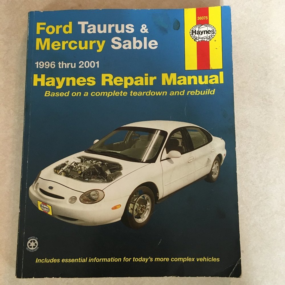 Haynes Repair Manual Ford Taurus & Mercury Sable